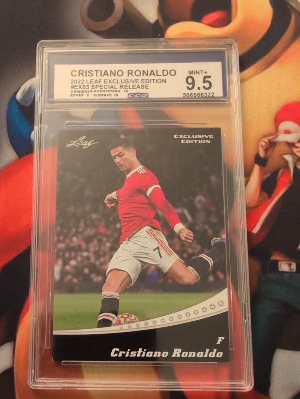 Cristiano Ronaldo 2022 Leaf Exclusive Edition Graded Card
